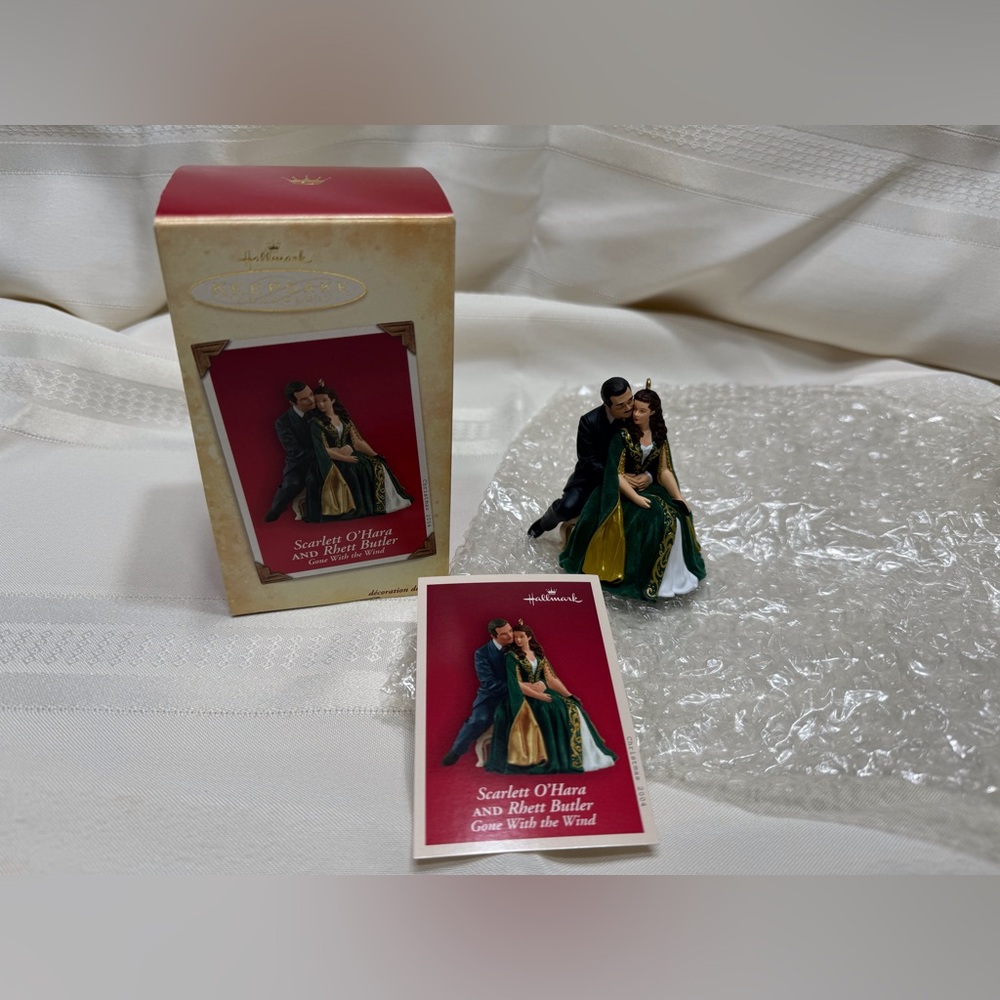Hallmark 2004, Gone With the Wind, Scarlett O’Hara, & Rhett Butler ornament